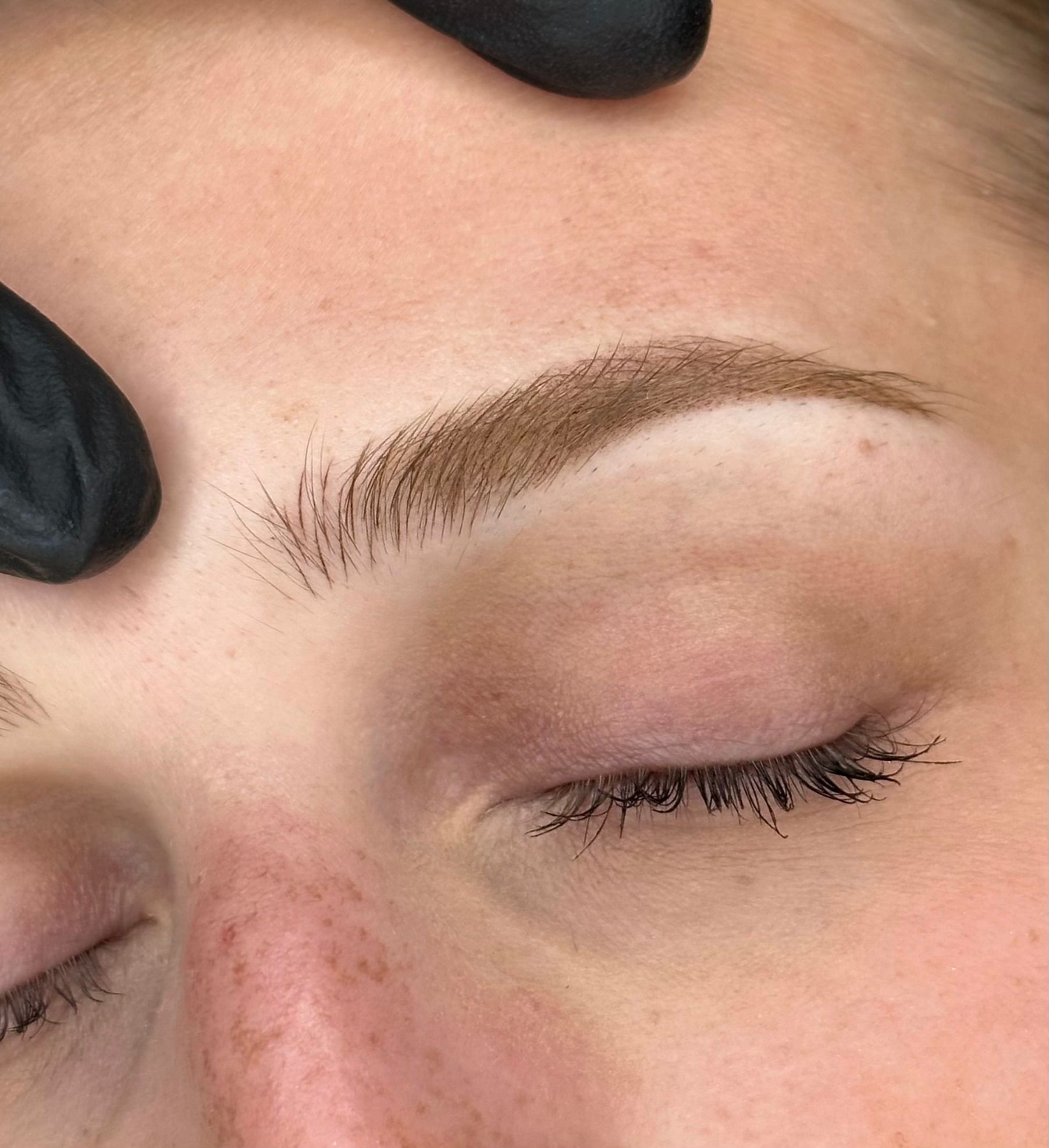 Microblading result by Third Eye Brow Studio in Atlanta, GA