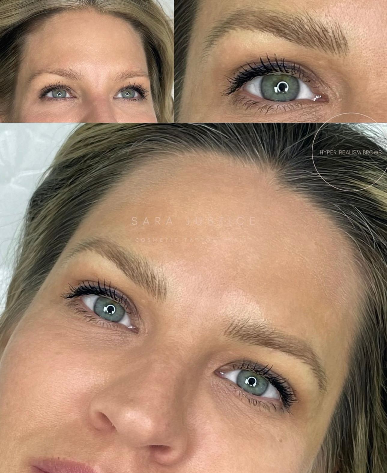 Microblading result by Sara Justice Cosmetic Tattoo in Atlanta, GA