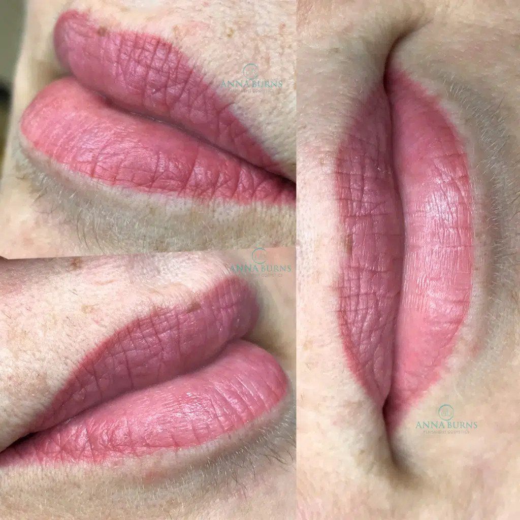 Lip Blush result by Anna Burns Permanent Cosmetics in Atlanta, GA