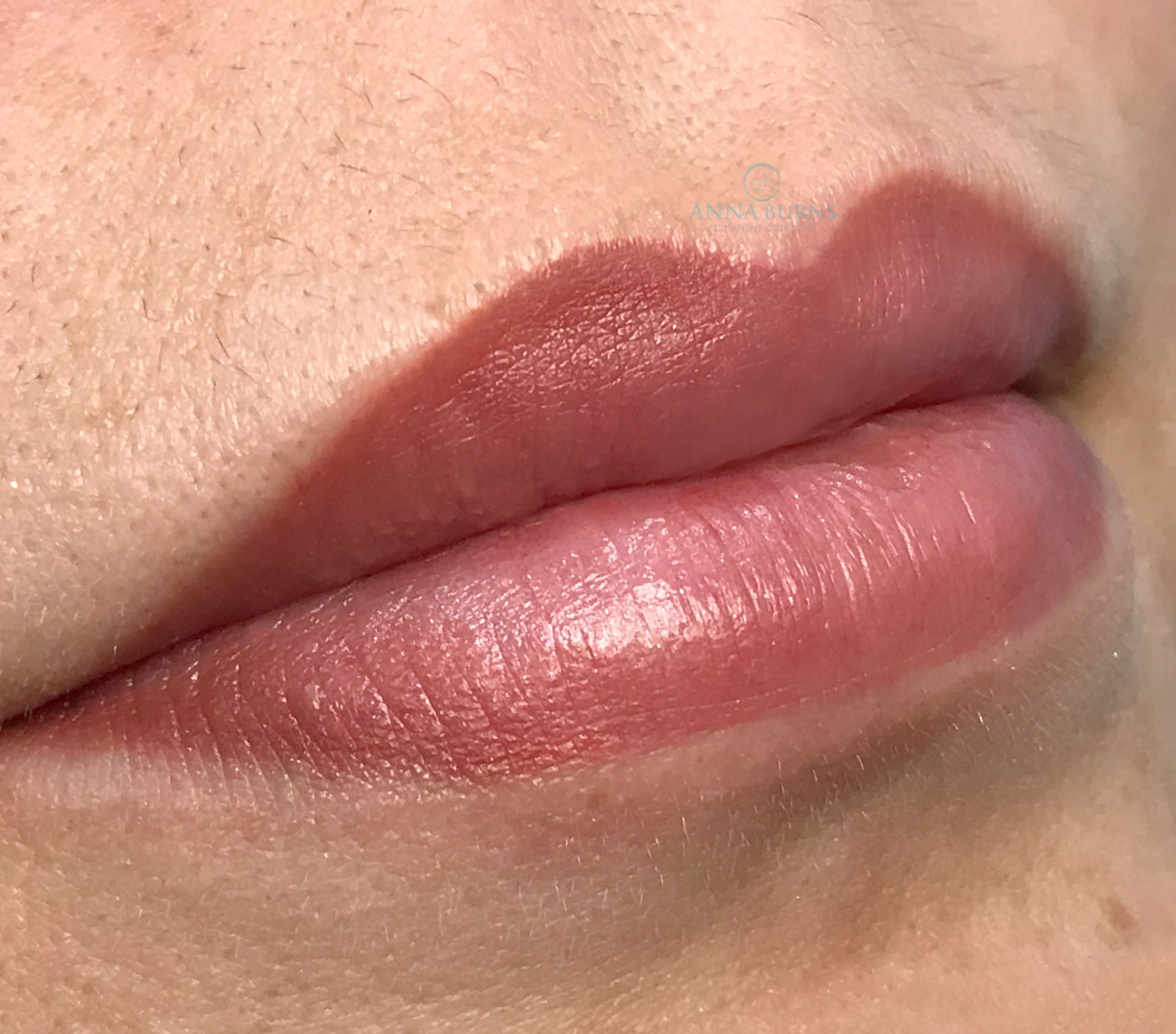 Lip Blush result by Anna Burns Permanent Cosmetics in Atlanta, GA