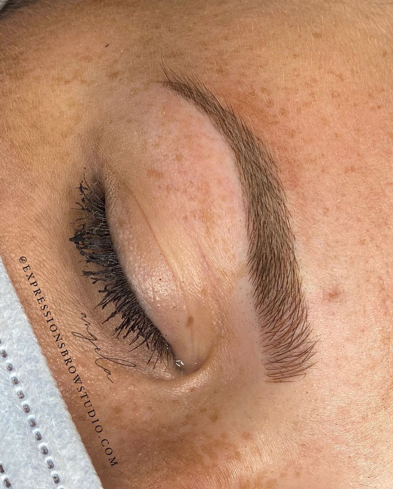 Microblading result by Expressions Brow Studio in Atlanta, GA