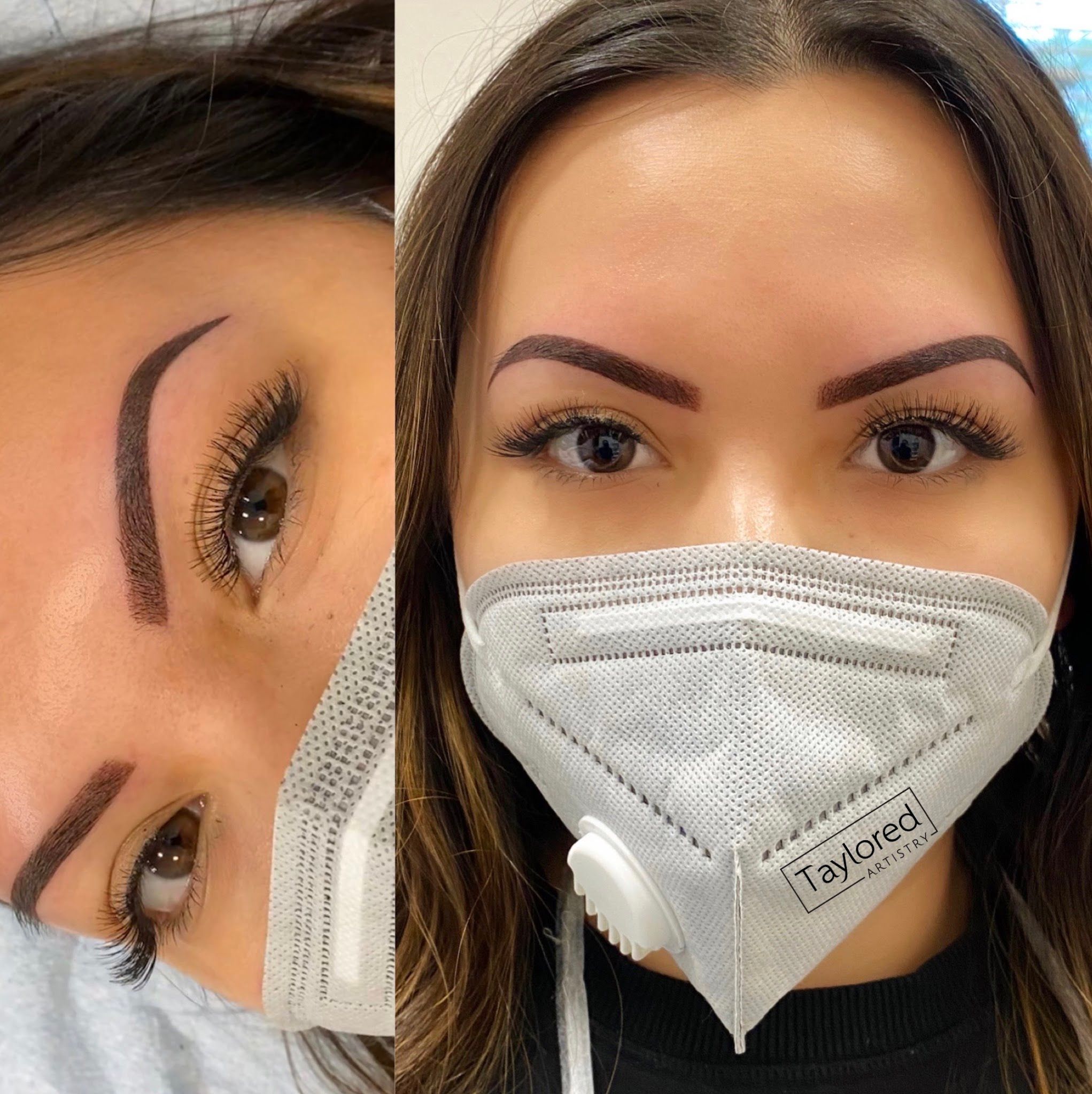 Combination Brows result by Taylored Artistry Permanent Cosmetics Studio & Academy in Atlanta, GA